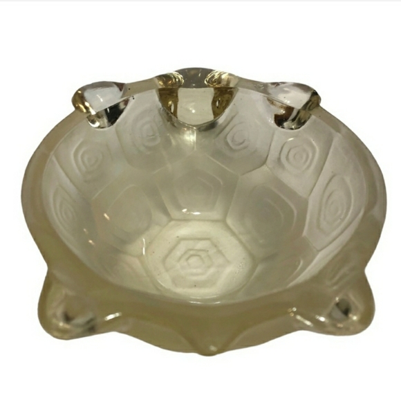 Vintage Art Glass Turtle Tortoise Bowl FigurineVintage EUC! - Picture 6 of 9